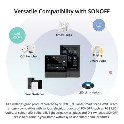 Buy Sonoff NS Panel - touch screen in Cyprus, Nicosia, Limassol, Larnaka, Pafos