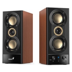 Buy Genius PC Speakers - SP-HF800BT - 2.0 PC Speakers 20W RMS USB & BT Wood in Cyprus, Nicosia, Limassol, Larnaka, Pafos
