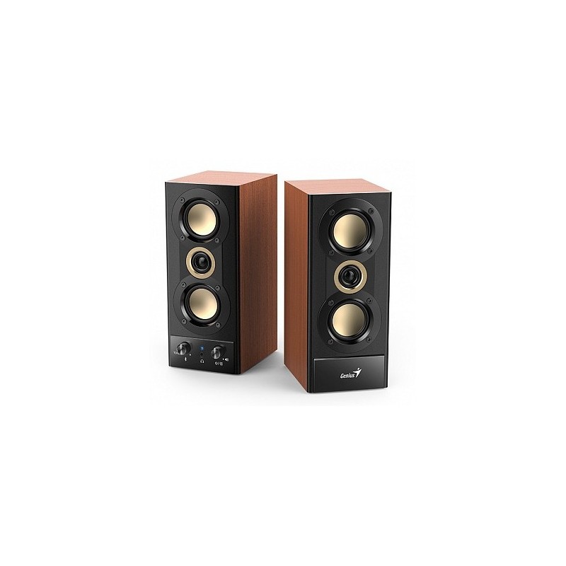 Buy Genius PC Speakers - SP-HF800BT - 2.0 PC Speakers 20W RMS USB & BT Wood in Cyprus, Nicosia, Limassol, Larnaka, Pafos
