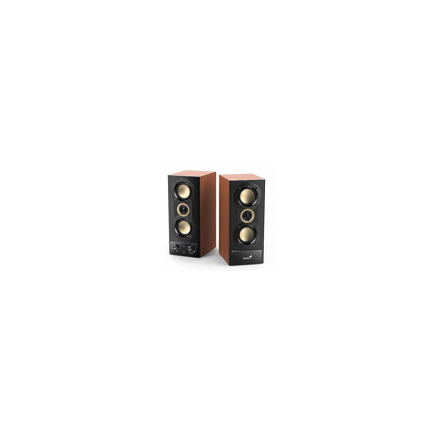 Genius PC Speakers - SP-HF800BT - 2.0 PC Speakers 20W RMS USB & BT Wood — Buy in Cyprus with Fast Delivery
