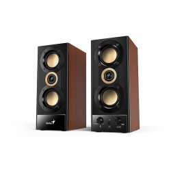 Buy Genius PC Speakers - SP-HF800BT - 2.0 PC Speakers 20W RMS USB & BT Wood in Cyprus, Nicosia, Limassol, Larnaka, Pafos