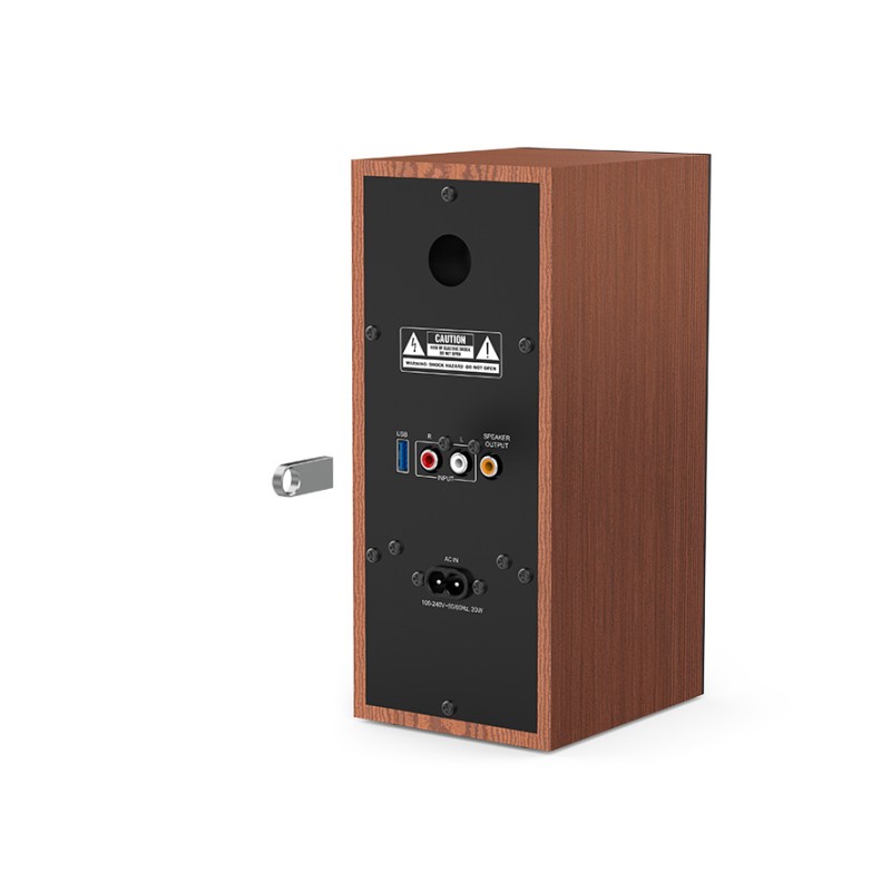 Buy Genius PC Speakers - SP-HF800BT - 2.0 PC Speakers 20W RMS USB & BT Wood in Cyprus, Nicosia, Limassol, Larnaka, Pafos
