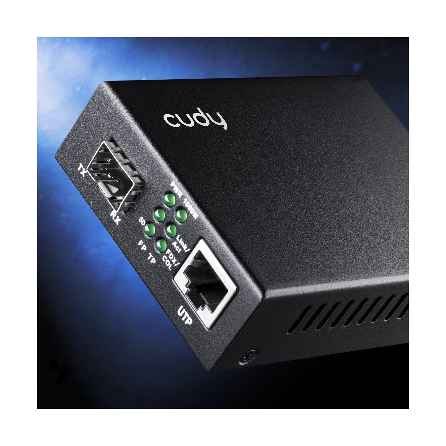 Cudy Fiber Media Converter - MC220 - SFP Slot to Gigabit Ethernet RJ45 — Buy in Cyprus with Fast Delivery