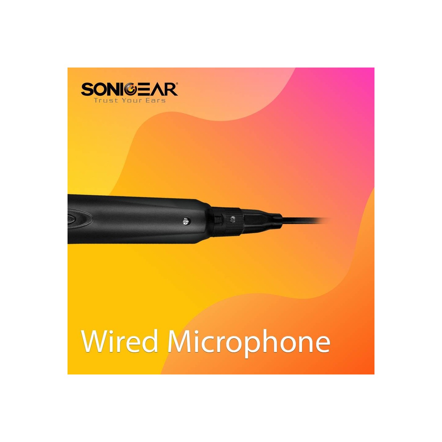 SonicGear Wired Dynamic Microphone - M2 - Wired Dynamic Microphone — Buy in Cyprus with Fast Delivery