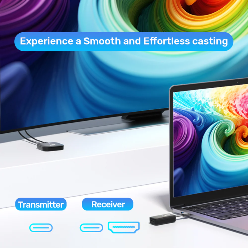 Buy Unitek Wireless USB-C to HDMI Extender Kit - V1184A - Up to 50m in Cyprus, Nicosia, Limassol, Larnaka, Pafos