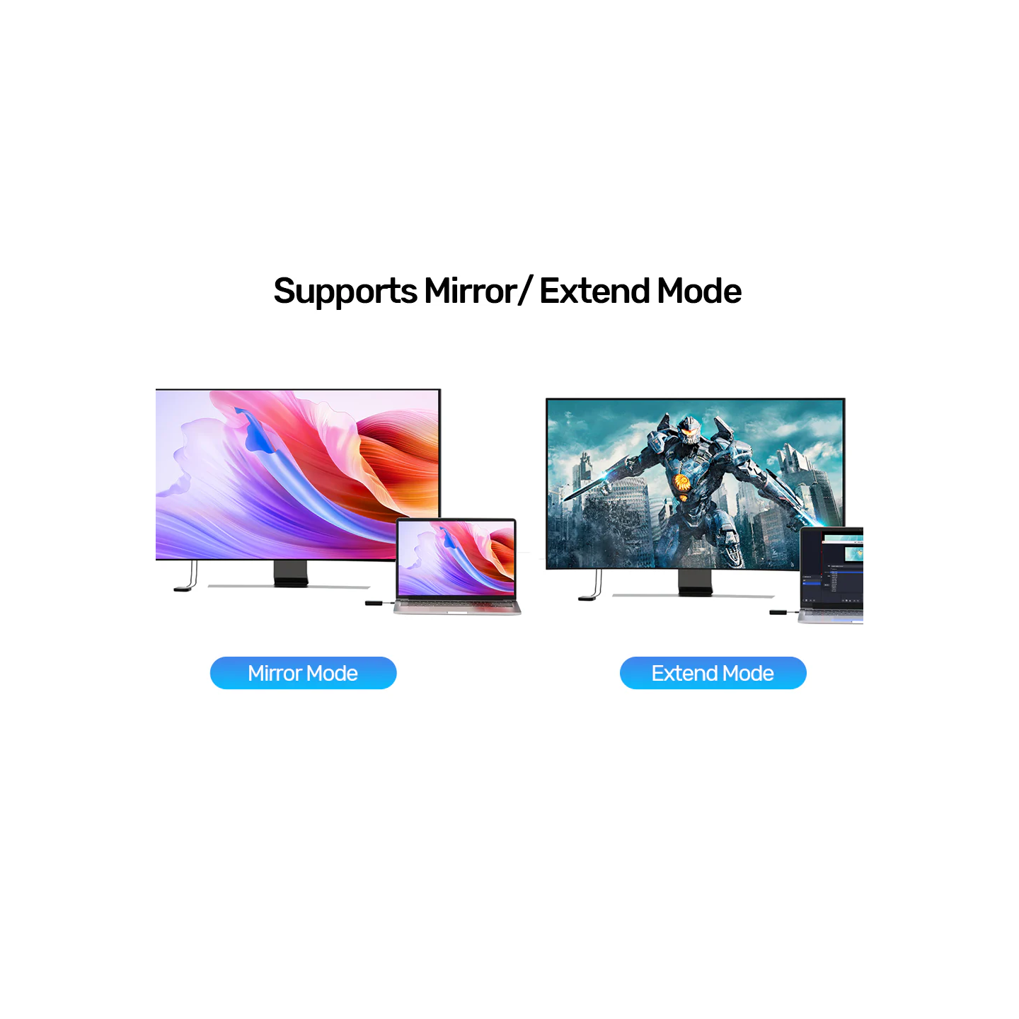 Unitek Wireless USB-C to HDMI Extender Kit - V1184A - Up to 50m — Buy in Cyprus with Fast Delivery