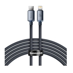 Buy Baseus Cable Lightning to USB-C Crystal Series - 2.0m White in Cyprus, Nicosia, Limassol, Larnaka, Pafos