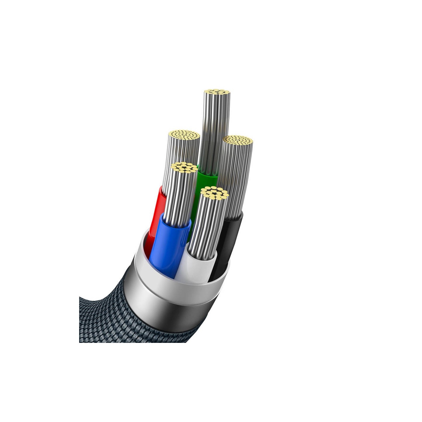 Baseus Cable Lightning to USB-C Crystal Series - 2.0m White — Buy in Cyprus with Fast Delivery