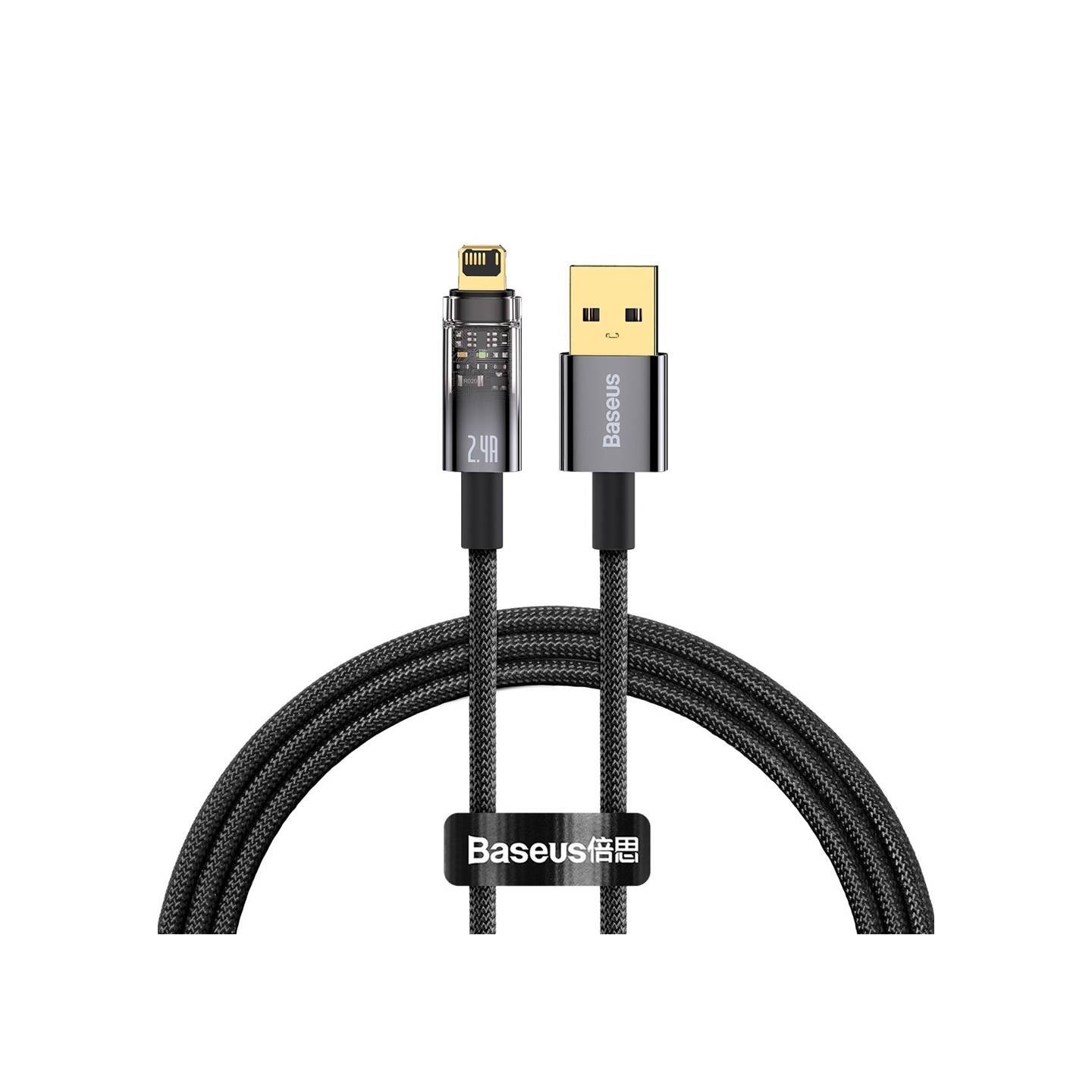 Baseus Cable Lightning to USB-A Explorer Series - Auto Power-Off — Buy in Cyprus with Fast Delivery