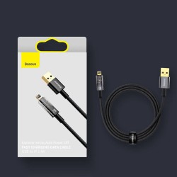 Buy Baseus Cable Lightning to USB-A Explorer Series - Auto Power-Off in Cyprus, Nicosia, Limassol, Larnaka, Pafos