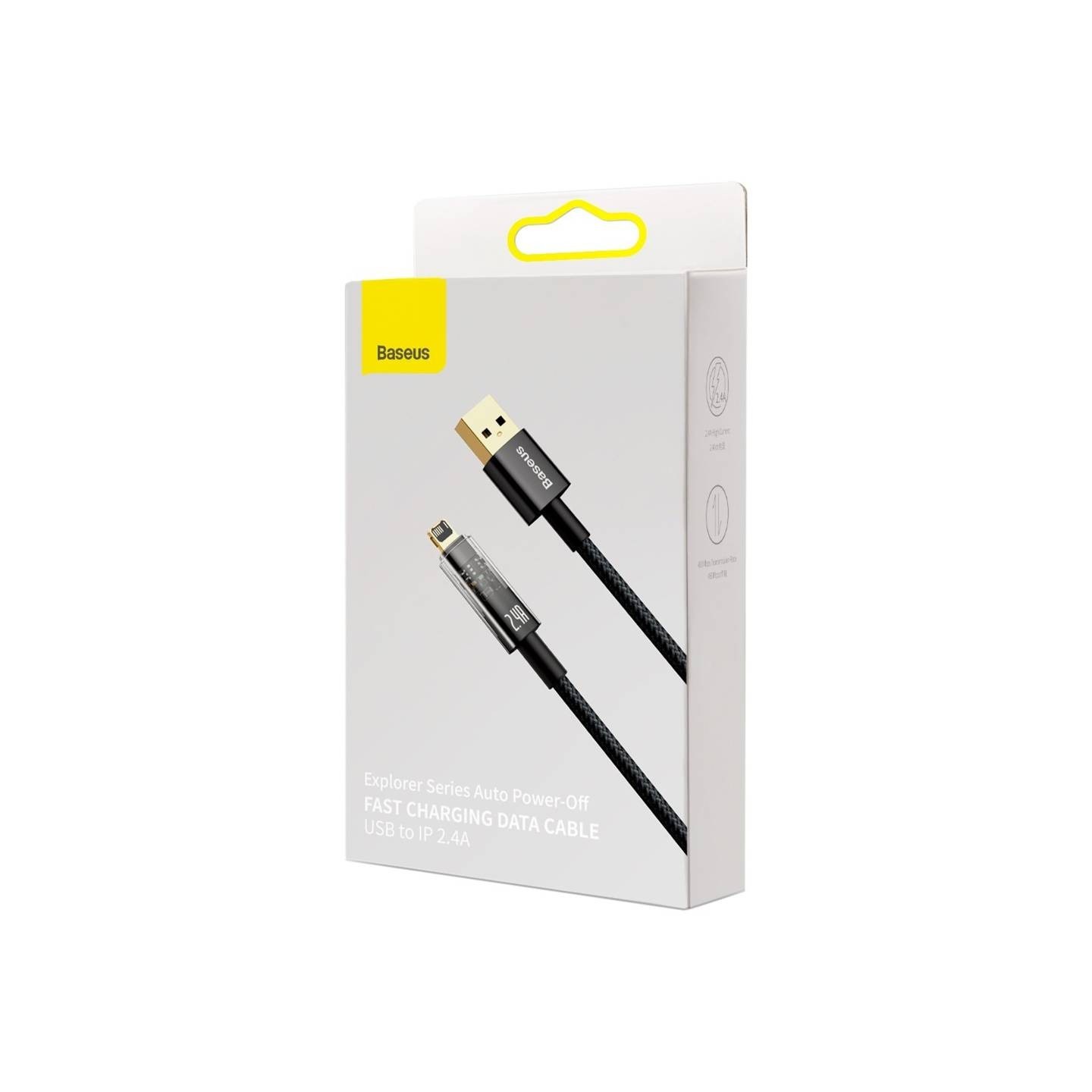 Baseus Cable Lightning to USB-A Explorer Series - Auto Power-Off — Buy in Cyprus with Fast Delivery