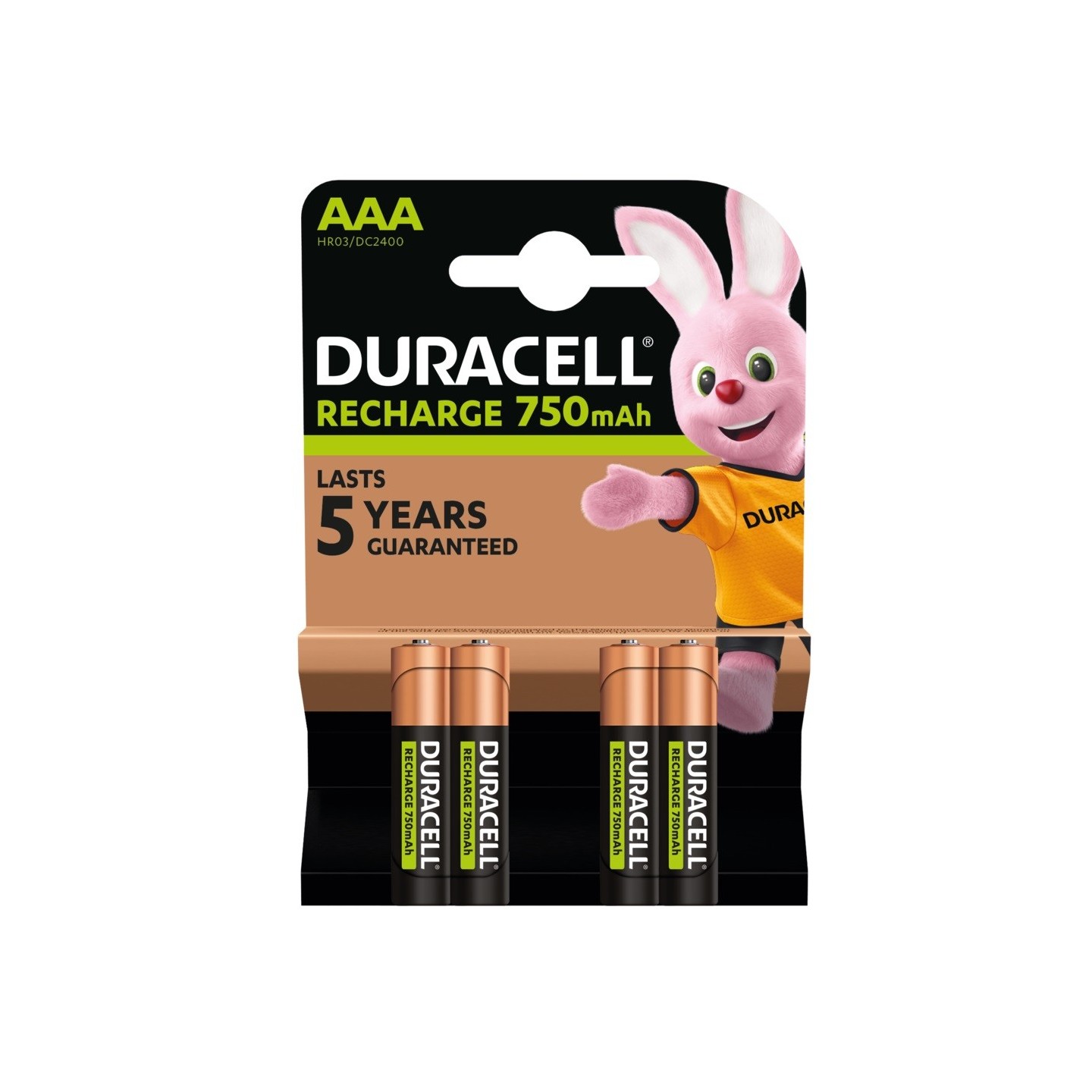 Duracell Rechargeable AAA - 750 mAh (4pcs) — Buy in Cyprus with Fast Delivery