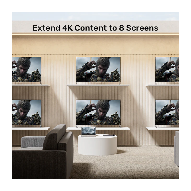 Buy Unitek HDMI Splitter - V1132A - 1x8 4K30Hz in Cyprus, Nicosia, Limassol, Larnaka, Pafos