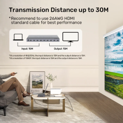 Buy Unitek HDMI Splitter - V1132A - 1x8 4K30Hz in Cyprus, Nicosia, Limassol, Larnaka, Pafos