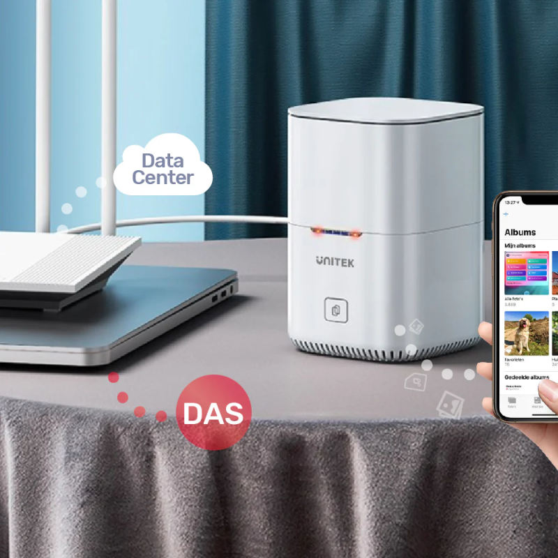 Buy Unitek HDK Marshmallow - S1105B - 2x2.5'' SATA Diskstation DAS in Cyprus, Nicosia, Limassol, Larnaka, Pafos
