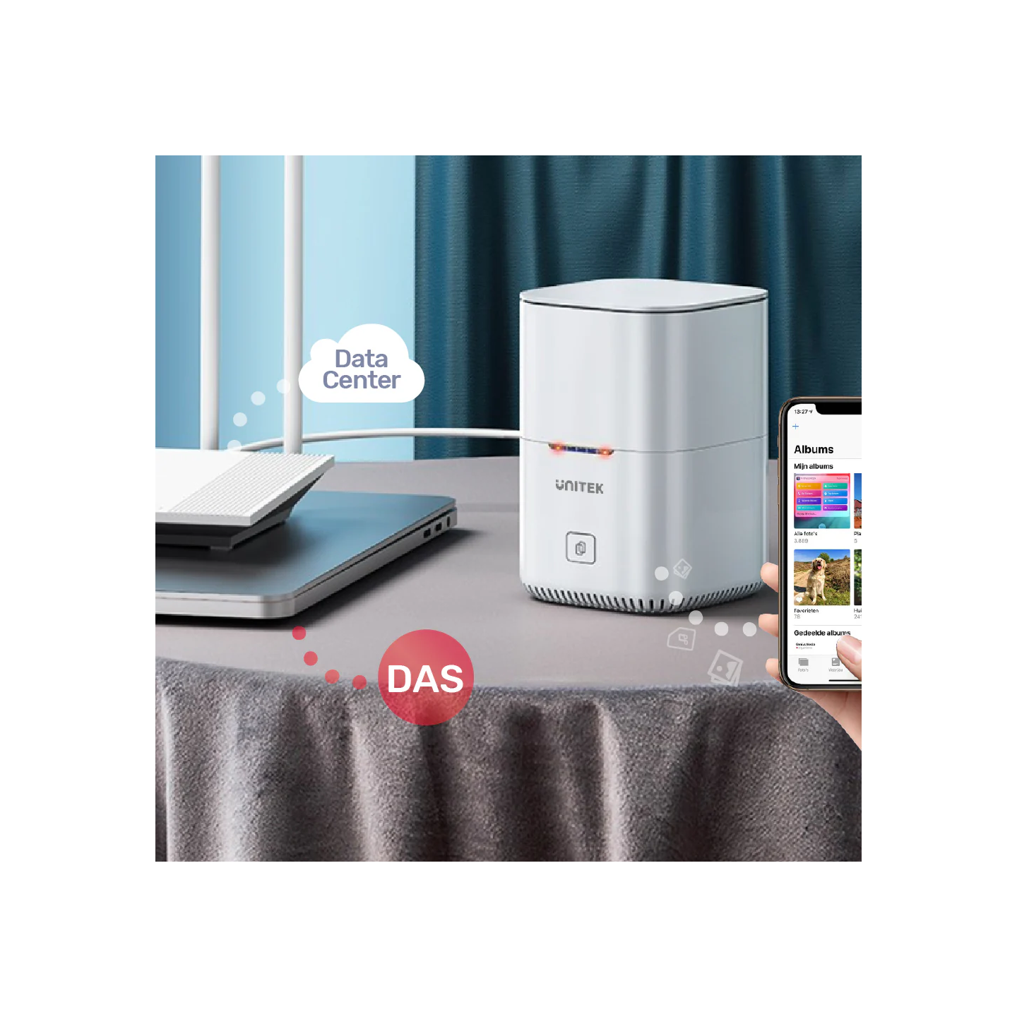 Unitek HDK Marshmallow - S1105B - 2x2.5'' SATA Diskstation DAS — Buy in Cyprus with Fast Delivery