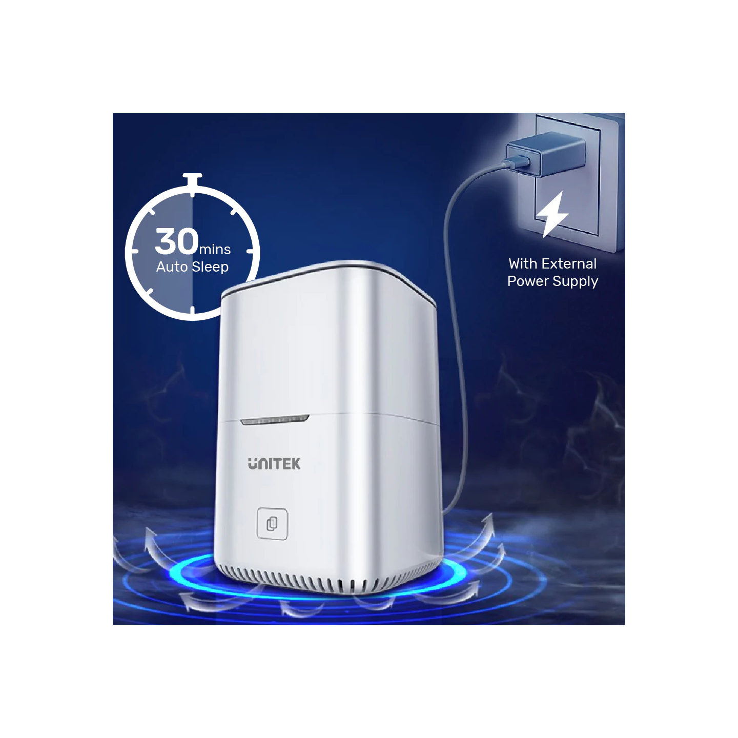 Unitek HDK Marshmallow - S1105B - 2x2.5'' SATA Diskstation DAS — Buy in Cyprus with Fast Delivery