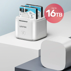 Buy Unitek HDK Marshmallow - S1105B - 2x2.5'' SATA Diskstation DAS in Cyprus, Nicosia, Limassol, Larnaka, Pafos