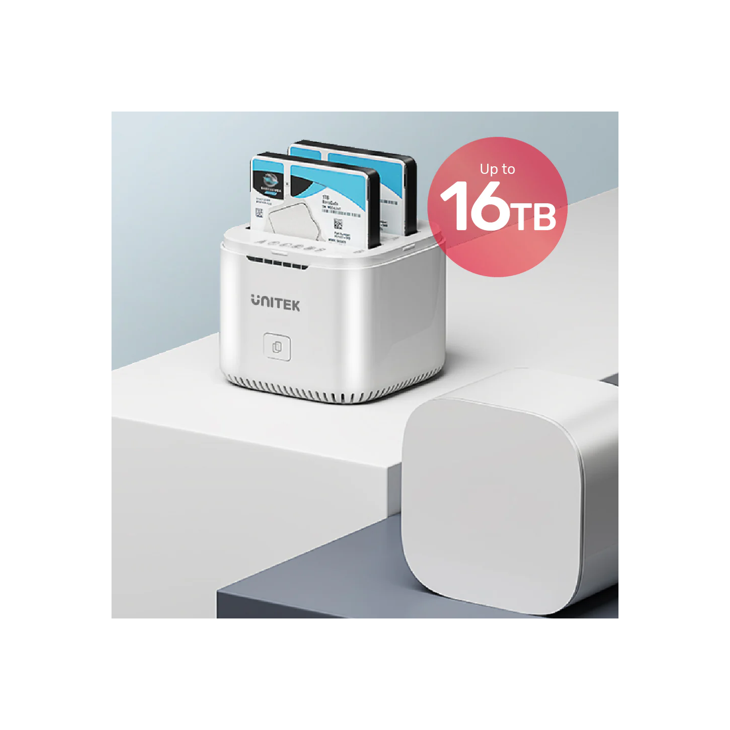 Unitek HDK Marshmallow - S1105B - 2x2.5'' SATA Diskstation DAS — Buy in Cyprus with Fast Delivery