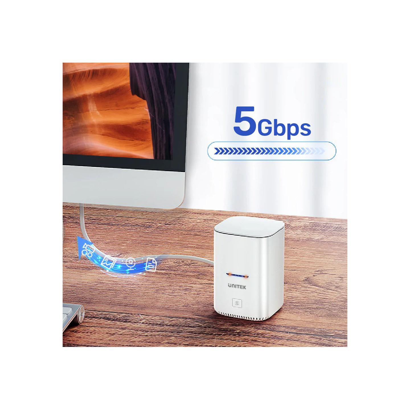 Unitek HDK Marshmallow - S1105B - 2x2.5'' SATA Diskstation DAS — Buy in Cyprus with Fast Delivery