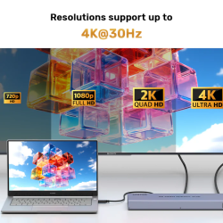 Buy Unitek HDMI Splitter - V1137A - 1x16 4K30Hz in Cyprus, Nicosia, Limassol, Larnaka, Pafos