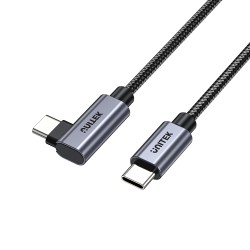 Buy Unitek MC USB-C Cable - C14123BK-2M - PD100W L-Shape 2.0m in Cyprus, Nicosia, Limassol, Larnaka, Pafos