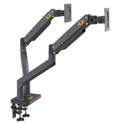 Buy NBMounts Monitor Desk Mount - G35 - Dual Arm Extra Long Gas Monitor Desk Mount in Cyprus, Nicosia, Limassol, Larnaka, Pafos