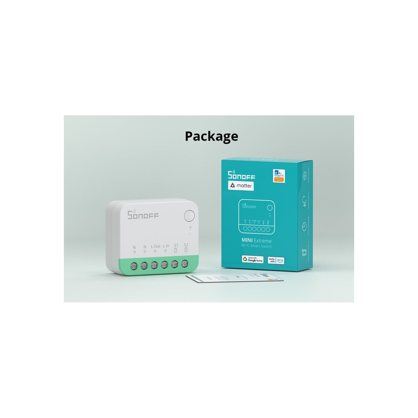 Sonoff WiFi Smart Switch MINI - R4M - Matter — Buy in Cyprus with Fast Delivery