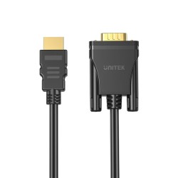Unitek Converter HDMI to VGA Adapter Cable - 2.0m — Buy in Cyprus with Fast Delivery