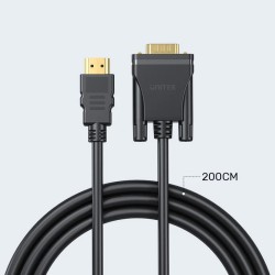 Unitek Converter HDMI to VGA Adapter Cable - 2.0m — Buy in Cyprus with Fast Delivery