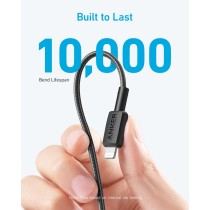 Anker Mobile Cable USB C to MFI - 322 - 0.9m Black — Buy in Cyprus with Fast Delivery