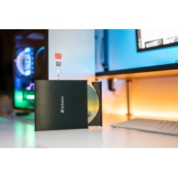 Buy Verbatim External Slimline CD DVD Writer - USB 3.2 USB-C Black in Cyprus, Nicosia, Limassol, Larnaka, Pafos
