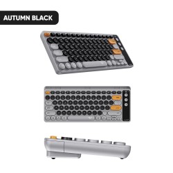 Alcatroz Jellybean AirDock 2 Wireless 2.4G+Bluetooth Keyboard Autumn Black (Boxed) — Buy in Cyprus with Fast Delivery