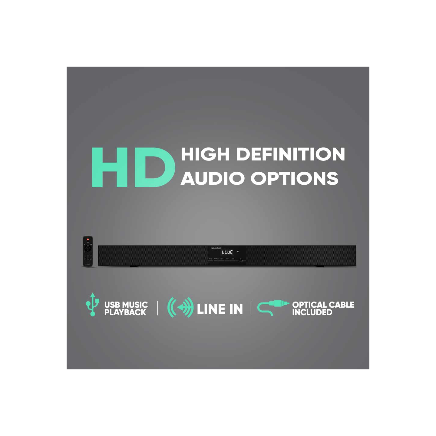 SonicGear Soundbar with Subwoofer - BT3500 - BT-USB-FM — Buy in Cyprus with Fast Delivery