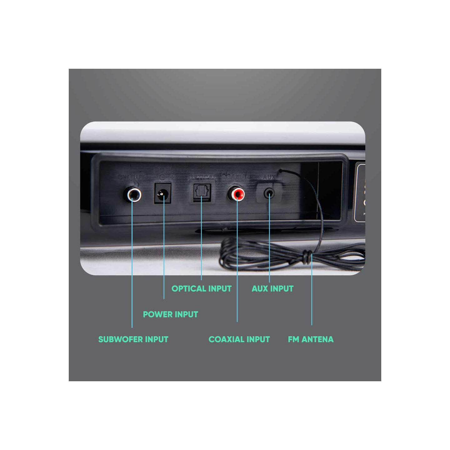 SonicGear Soundbar with Subwoofer - BT3500 - BT-USB-FM — Buy in Cyprus with Fast Delivery