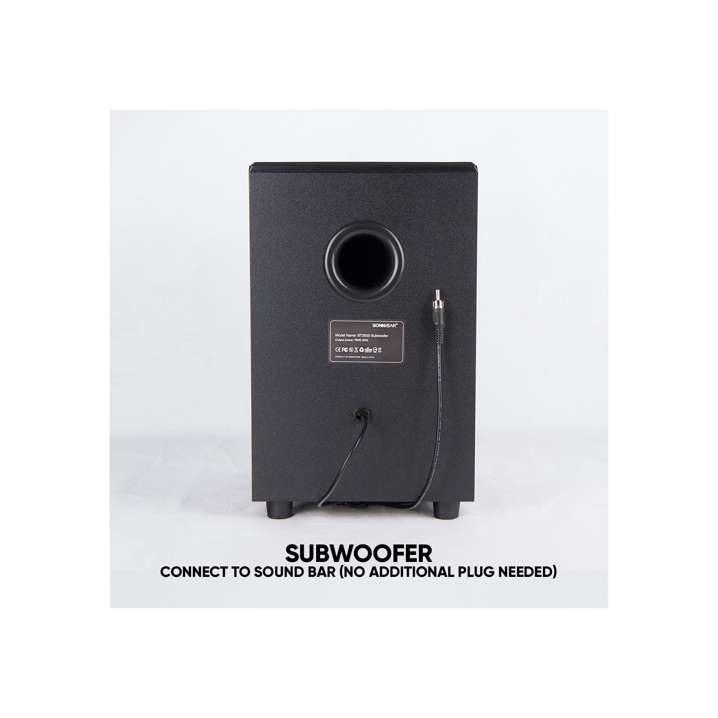 SonicGear Soundbar with Subwoofer - BT3500 - BT-USB-FM — Buy in Cyprus with Fast Delivery