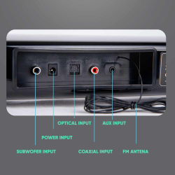 Buy SonicGear Soundbar with Subwoofer - BT3500 - BT-USB-FM in Cyprus, Nicosia, Limassol, Larnaka, Pafos