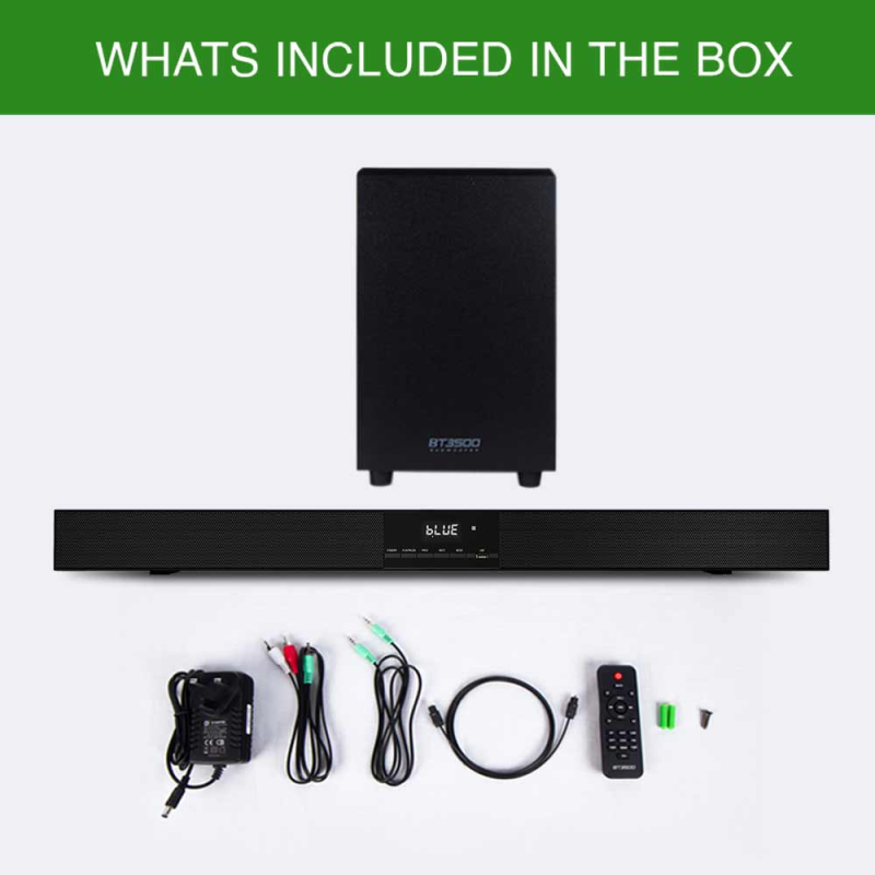 Buy SonicGear Soundbar with Subwoofer - BT3500 - BT-USB-FM in Cyprus, Nicosia, Limassol, Larnaka, Pafos