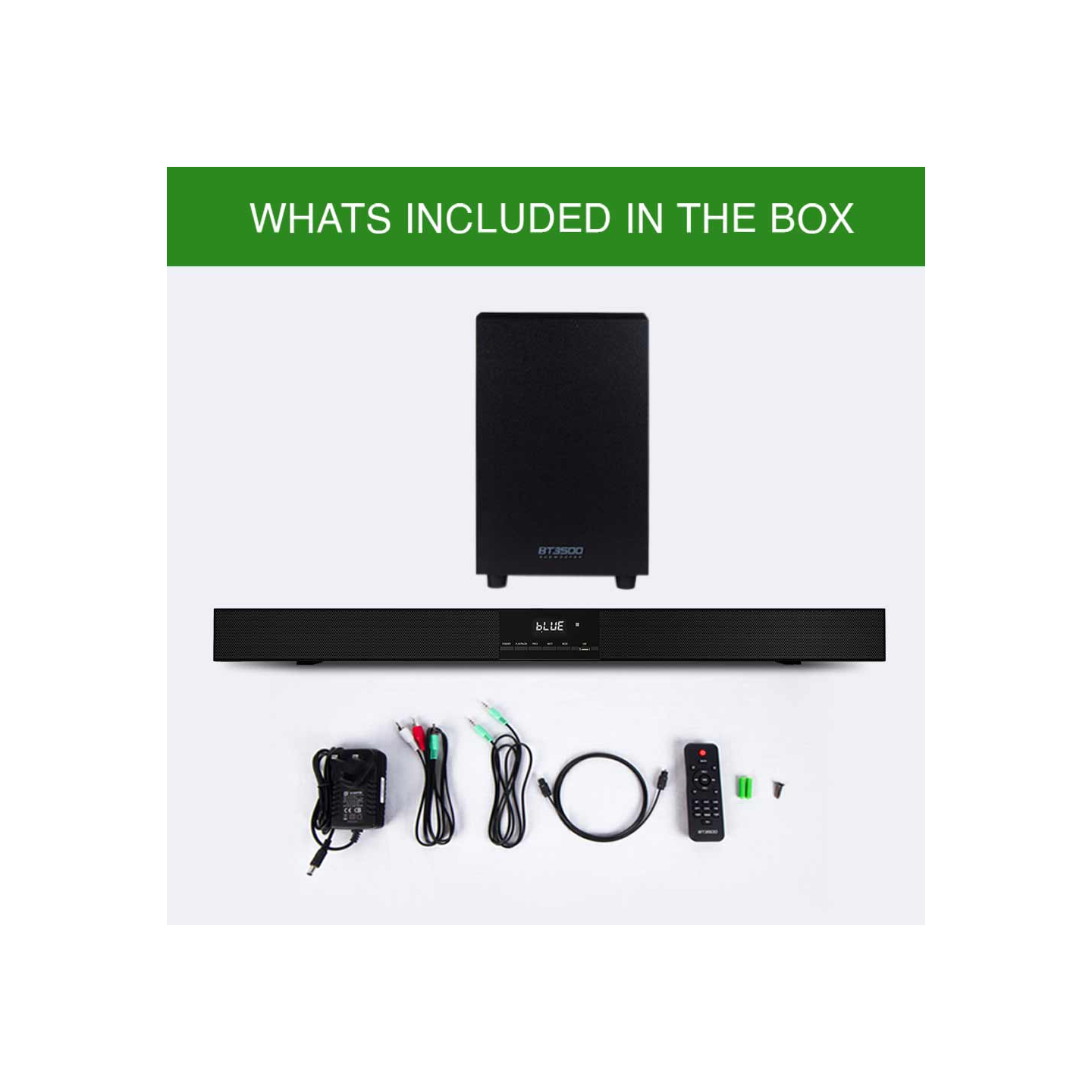 SonicGear Soundbar with Subwoofer - BT3500 - BT-USB-FM — Buy in Cyprus with Fast Delivery