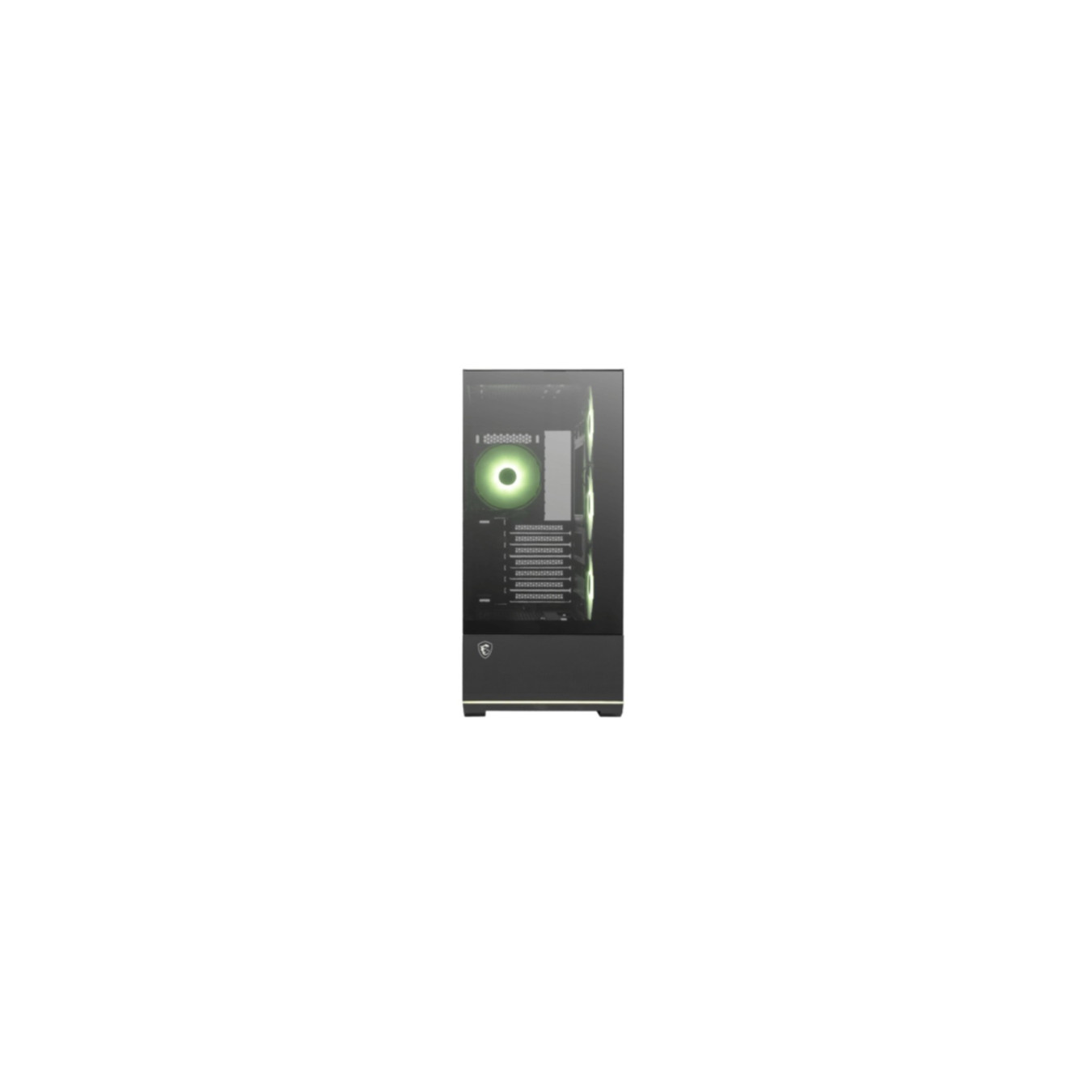 MSI MAG PANO 110R PZ - Mid Tower PC Case - Black, Tempered Glass, ARGB Fans — Buy in Cyprus with Fast Delivery