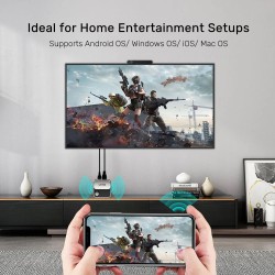 Buy Unitek Wireless Screen Sharing Adapter - Up to 25M - Black in Cyprus, Nicosia, Limassol, Larnaka, Pafos