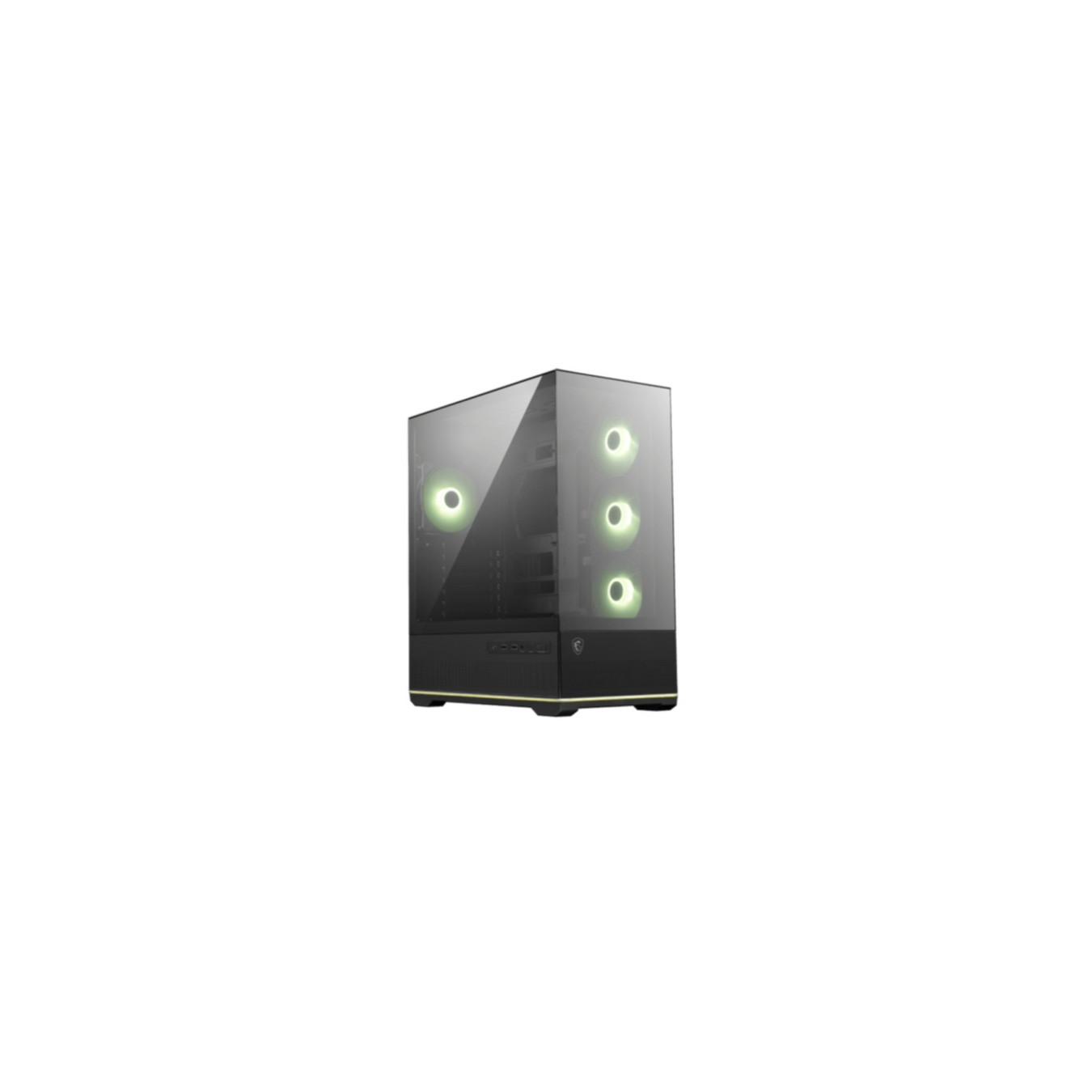 MSI MAG PANO 110R PZ - Mid Tower PC Case - Black, Tempered Glass, ARGB Fans — Buy in Cyprus with Fast Delivery