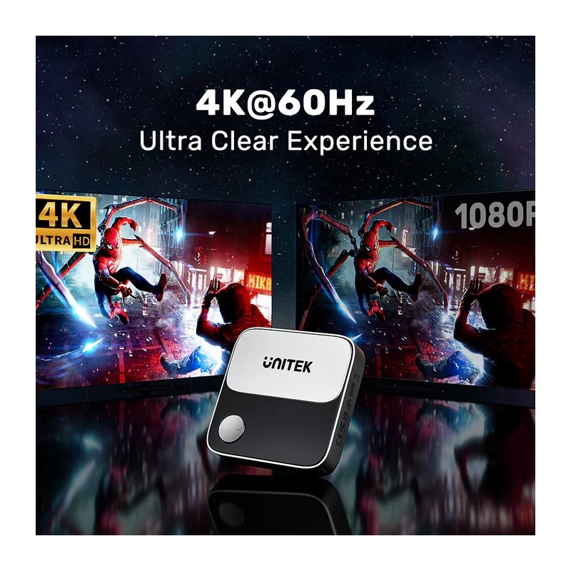 Buy Unitek Wireless Screen Sharing Adapter - Up to 25M - Black in Cyprus, Nicosia, Limassol, Larnaka, Pafos