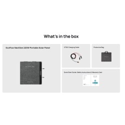 Buy EcoFlow SPP Solar Panel - Portable NextGen 220W Bifacial & Metal Stand in Cyprus, Nicosia, Limassol, Larnaka, Pafos