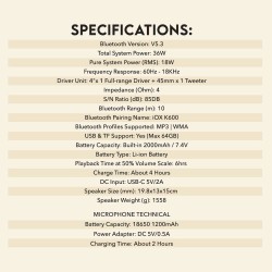 Buy SonicGear Portable Speaker - K600 - SonicGear Portable Speaker BT Wireless D... in Cyprus, Nicosia, Limassol, Larnaka, Pafos