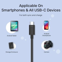 Buy Unitek MC USB-C to USB-A 3.0 Cable - C14103BK-2M - 2.0m in Cyprus, Nicosia, Limassol, Larnaka, Pafos