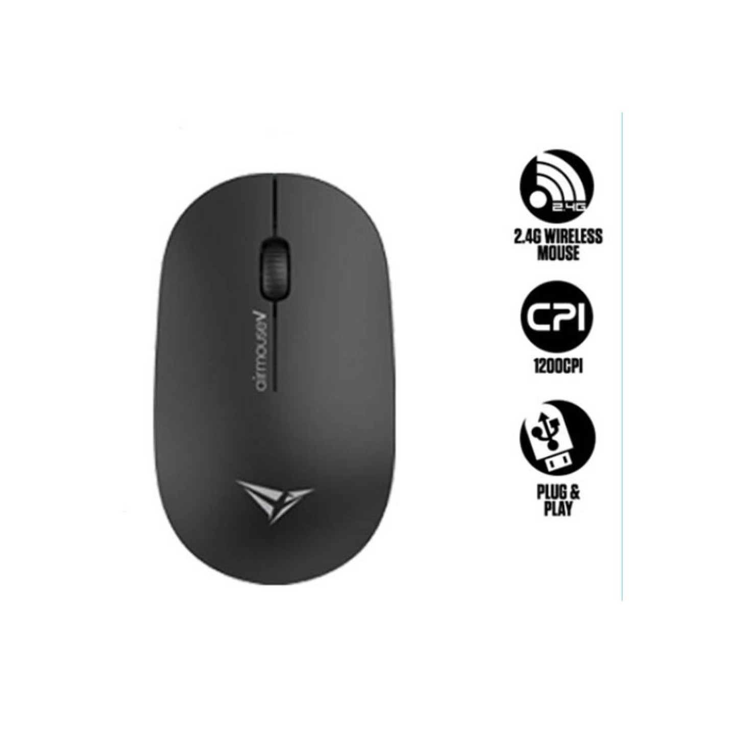 Alcatroz Wireless Mouse Airmouse V Black (Boxed) — Buy in Cyprus with Fast Delivery