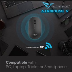 Buy Alcatroz Wireless Mouse - Airmouse V - Black in Cyprus, Nicosia, Limassol, Larnaka, Pafos