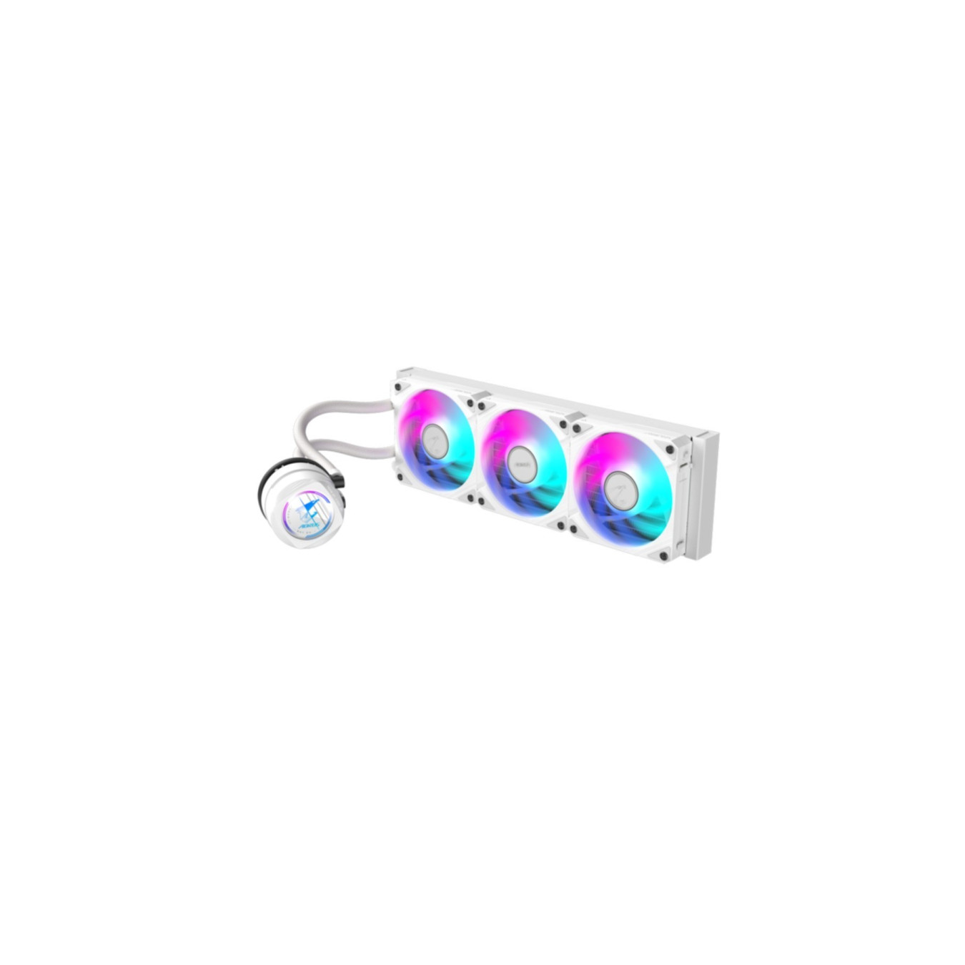 GIGABYTE AORUS Waterforce II 360i - GP-AORUS WATERFORCE II 360I - White, 360mm AIO, ARGB, 3x120mm Fans