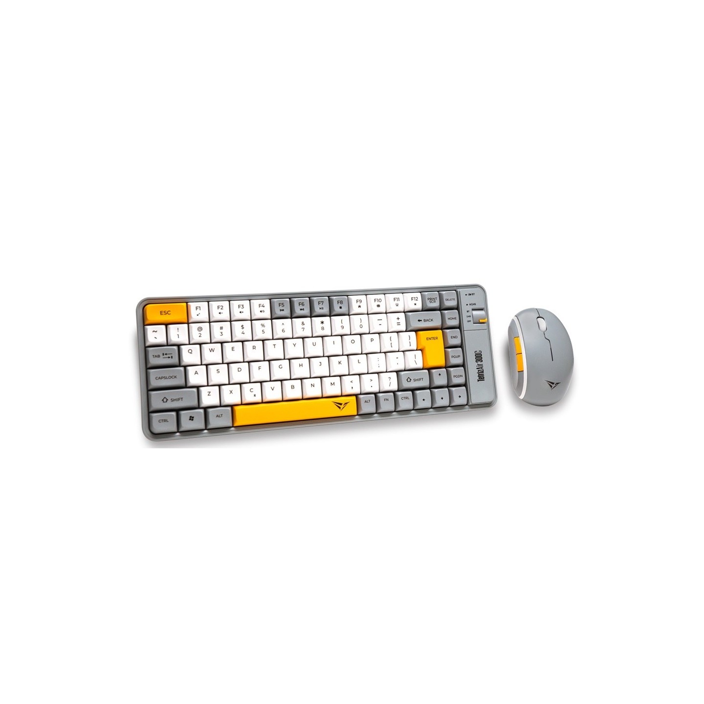 Alcatroz Tetriz Air 300C Keyboard & Mouse 2.4G+BT Combo 84K - Summer White (Boxed) — Buy in Cyprus with Fast Delivery